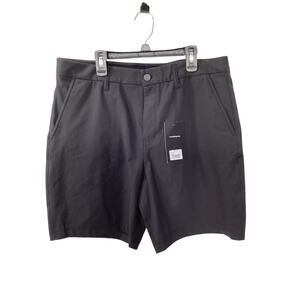 NWT Bad Birdie Golf Black Performance Golf Shorts Mens Size 32